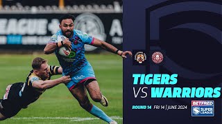 Highlights  Castleford Tigers v Wigan Warriors  2024 Betfred Super League Round 14 [upl. by Ydnim410]