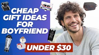 Budget Friendly Boyfriend Gift Ideas Under 30  Affordable Amazon Picks Inexpensive Gift Ideas [upl. by Atinihs678]