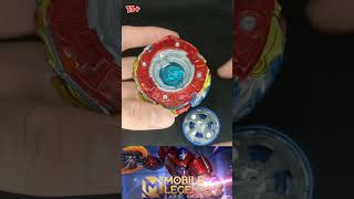 Johnson quotOptimus Primequot Transformers Skin Mobile Legends Beyblade Burst Combo shorts [upl. by Lleksah455]