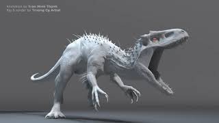 Indominus Rex Roars [upl. by Ralyt317]