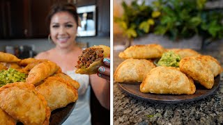 HOW TO MAKE THE BEST FLAKY GROUND BEEF EMPANADAS [upl. by Asylem]