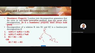 L2114 Decomposition and its Desirable Properties in DBMS [upl. by Asselam]