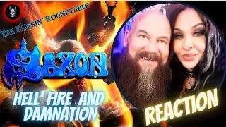 REACTION and REVIEW  Saxon  Hell Fire And Damnation Official Video [upl. by Illil805]