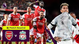 Arsenal vs Liverpool  Martinelli Saka Nunez amp Firmino Score  Premier League Highlights [upl. by Valsimot]