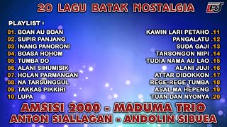 Kompilasi Lagu Batak Nostalgia  Trio Amsisi 2000 Maduma Trio Anton Siallagan amp Andolin Sibuea [upl. by Oravla]