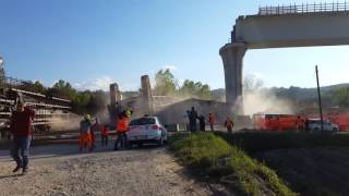 Varese Construction Crane Collapse [upl. by Selmner426]