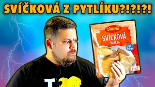 Jak chutná SVÍČKOVÁ Z PYTLÍKU To se nedá vyprávět to musíte vidět 🤮 [upl. by Haila600]