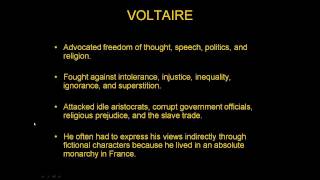 6 Enlightenment Thinkers  Voltaire [upl. by Mrots590]