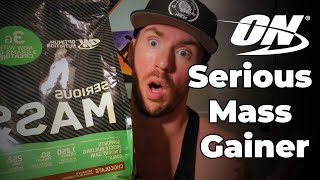 Optimum Nutrition Serious Mass Gainer REVIEW [upl. by Eatnuhs552]