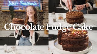 The BEST EVER Chocolate Fudge Cake Recipe  Jane’s Patisserie [upl. by Camp]