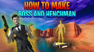 How To Make A Custom Boss And Henchmen In Fortnite Creative [upl. by Eniar]