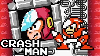 Mega Man II Game Boy  Crash Man theme in 8bit NES [upl. by Pergrim]