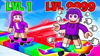 Going 6735954 MPH as the FASTEST SKATEBOARDER in Roblox [upl. by Anahsek]