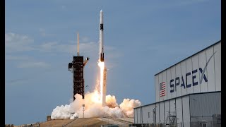 SpaceX Nasa launch live stream first operational commercial crew mission to space station [upl. by Esiled]