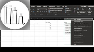 Voici le menu caché dExcel pour incrémenter une série [upl. by Riabuz701]