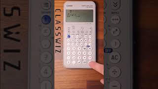 TUTO CASIO ClassWiz  Calculer le nombre dérivé [upl. by Yruok]