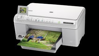 Hp Photosmart C6350  NOT PRINTING BLACK HOW TO CLEAN PRINTHEAD [upl. by Lois]