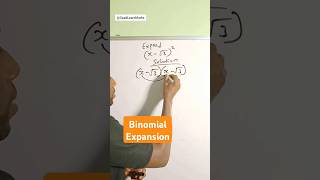 Binomial expansion with Surds binomialexpansion surds expansion algebra gpadlearnmaths [upl. by Flossie]