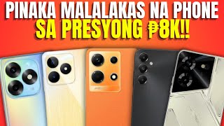 TOP 5 BEST UNDER ₱8K PHONES NGAYONG 2023 [upl. by Scoter]