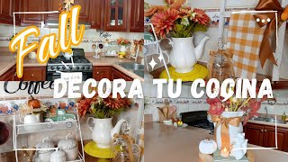 IDEAS PARA DECORAR TU COCINA OTOÑO 🍂2024  COMO DECORAR UNA COCINA PEQUEÑADECORA CONMIGO [upl. by Aneras979]