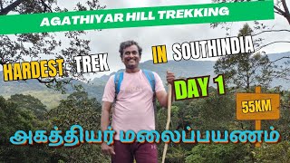 அகத்தியர் மலை பயணம்  2024 😍‌AGASTHIYAR HILL TREKKING 🤩 POTHIGAI MALAI ♥️ AGASTHYARKOODAM [upl. by Quirita]