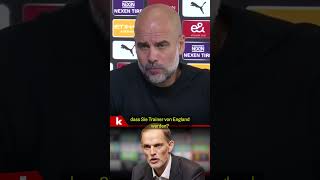 quotTuchel ist Trainer vergessen Sie esquot Guardiola bügelt Frage weg shorts [upl. by Petronille]