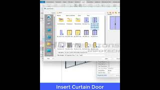 How to place doors on curtain walls in revit revittutorial architecture shorts [upl. by Ianteen]