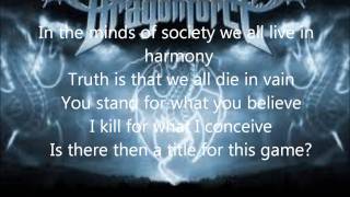 Dragonforce  Once in a Lifetime Lyrics [upl. by Llertram]