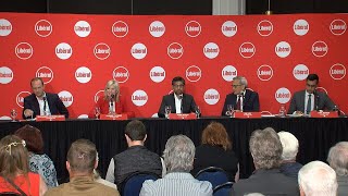 Lakehead University hosts Ontario Liberal Leadership debate [upl. by Atled]