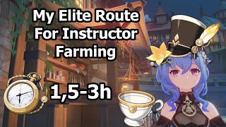 Genshin Impact Elite Farm Route Solo Artifact Focused Inazuma  Enkanomiya  Liyue  Fontaine [upl. by Imoen]