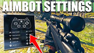 the BEST Controller Aimbot Settings for Warzone Season 4 [upl. by Nedaj71]