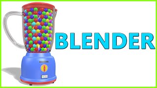 Toy Blender Animated Cartoon Video for Children  Fun Animation amp Satisfying Mixer Grinder for Kids [upl. by Fredra]