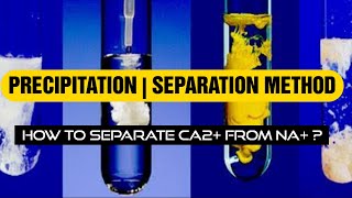 Precipitation reaction precipitants separationtechnique chemicalreactions [upl. by Cornwall]