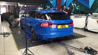 Viezu Tuning Dyno Run Jaguar XFRS Sportbrake [upl. by Wagner]