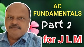 JLM  AC FUNDAMENTALS in telugu  PART 2  ELECTRICIAN SUBJECT IN TELUGU  ac corcuits [upl. by Rdnaskela]