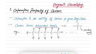 Catenation property of carbon [upl. by Devaney356]