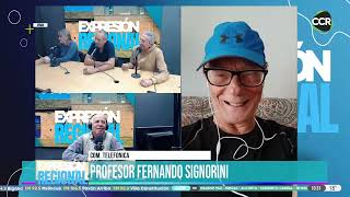 Profesor Fernando Signorini Nota Exclusiva desde Canal Cooperativo Regional [upl. by Yeaton]