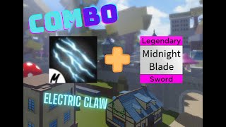 Midnight Blade  Electric claw  Combo  82 M [upl. by Eitten]