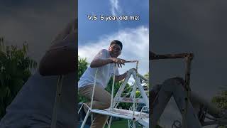 When I climb a ladder be like meme memes facts relatable shortvideo ladder high ￼ [upl. by Nitnilc]