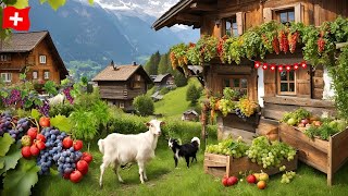 World Famous Heidi Village Switzerland🇨🇭Heididorf  Maienfeld  SWITZERLAND Countryside Life [upl. by Budworth]