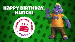 Happy Birthday Munch  Happy Birthday Song for Kids  Chuck E Cheese [upl. by Ros]