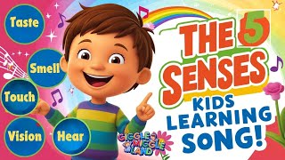 The 5 Senses Song for Kids  Fun Learning Song about Taste Touch Smell Hearing amp Vision [upl. by Nurse768]