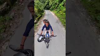 Couple travel bike ride  M Vishnu R 😀 360 vlog minivlog shorts [upl. by Andee133]