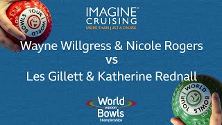 World Indoor Bowls Championship 2024 WWillgress amp NRogers vs LGillett amp KRednall  Day 8 Match 3 [upl. by Ninon]