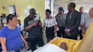 Funeral of 71 year old Pastor Edward Warrington aka Kiking of Petite SoufriereCastle Bruce [upl. by Zacharia]