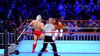 WWE12 Wrestlemania Classics Sim Randy Savage vs Ric Flair [upl. by Eejan98]