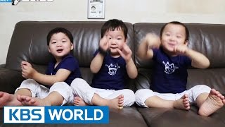 The Return of Superman  The triplets Enchanting Dances [upl. by Wadlinger]