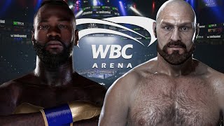 Deontay Wilder vs Tyson Fury  Undisputed ESBC Gameplay [upl. by Furie424]