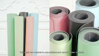 PU  rubber yoga mat [upl. by Lewan]