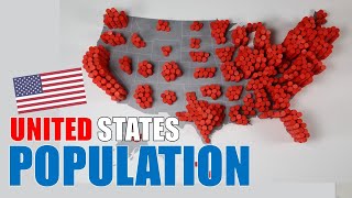 The population of the United States visualized [upl. by Trebor894]